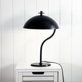 Merton Metal Table Lamp styled in a room