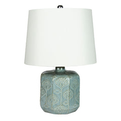 Bikki Embossed Ceramic Lamp with Harp Shade product image 2
