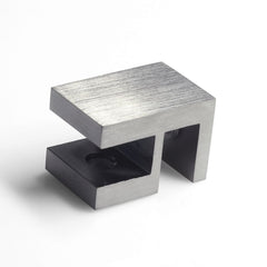 SHOWER GLASS HEADER BAR OVERPANEL FITTING SQUARE 10MM/10MM - BRUSHED GUNMETAL - Image 2