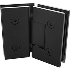 135 Degrees Frameless Shower Screen Glass to Glass Hinge - Gunmetal Grey