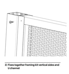 10g x 16mm - Self Drilling Wafer Screws - Bag of 50, Great for our Perforated Pool Fencing