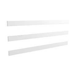 Oxworks 3 Rail Rural PVC Panel Kit - White - 2388mm Rails - - Image 1