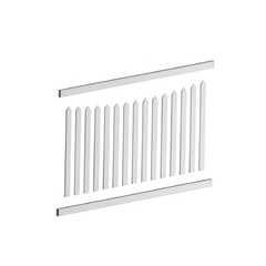 NEWPORT PVC PANEL KIT, 7 Year Warranty Picket fence