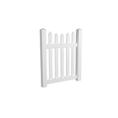 NEWPORT PVC 1000mm W x 1200mm H GATE, 7 Year Warranty, Picket Gate