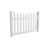 NEWPORT PVC 1800mm W x 1200mm H GATE, 7 Year Warranty, Picket Gate