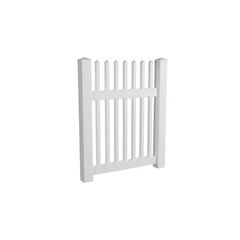 BAYSWATER PVC 1000mm W x 1200mm H GATE, 7 Year Warranty, Picket Gate