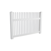 BAYSWATER PVC 1800mm W x 1200mm H GATE, 7 Year Warranty, Picket Gate
