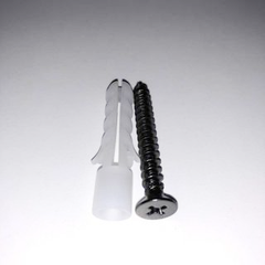 Frameless Shower Glass U BRACKET - SQUARE WITH HORIZONTAL LEG - for 10mm Glass - BRUSHED GUNMETAL