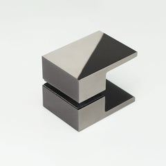 SQUARE SHOWER KNOB HANDLE - POLISHED GUNMETAL - Image 1