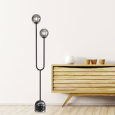 Tropez Decorative Floor Lamp with Smoke Glass Spheres product image 2