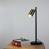 Ponte Desk Lamp Black and Satin Brass product image 3