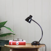 Nex Gunmetal ON-OFF Gunmetal Touch Lamp Desk Lamp styled in a room