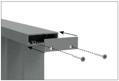 VISOR Balustrade - Aluminium 70x23mm Handrail End Plate