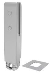 Non Conductive Pool Fence Spigot - Insuluxe - Core drill Insulated Spigot Silver Gloss