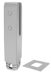 Non Conductive Pool Fence Spigot - Insuluxe - Core drill Insulated Spigot Silver Gloss