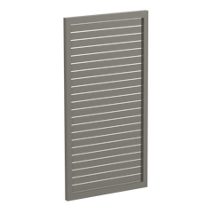 65x16mm slatted gate - Pre Fabricated Aluminium Slat Gate - 930mmW x 1800mmH