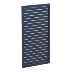 65x16mm slatted gate - Pre Fabricated Aluminium Slat Gate - 930mmW x 1800mmH