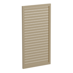 65x16mm slatted gate - Pre Fabricated Aluminium Slat Gate - 930mmW x 1800mmH