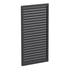 65x16mm slatted gate - Pre Fabricated Aluminium Slat Gate - 930mmW x 1800mmH