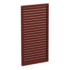 65x16mm slatted gate - Pre Fabricated Aluminium Slat Gate - 930mmW x 1800mmH