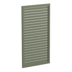 65x16mm slatted gate - Pre Fabricated Aluminium Slat Gate - 930mmW x 1800mmH