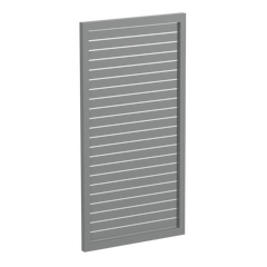 65x16mm slatted gate - Pre Fabricated Aluminium Slat Gate - 930mmW x 1800mmH
