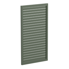 65x16mm slatted gate - Pre Fabricated Aluminium Slat Gate - 930mmW x 1800mmH