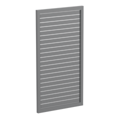 65x16mm slatted gate - Pre Fabricated Aluminium Slat Gate - 930mmW x 1800mmH