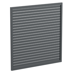 65 x 16mm Slatted Gate - Pre Fabricated Aluminium Slat Gate - 1720mmW x 1800mmH
