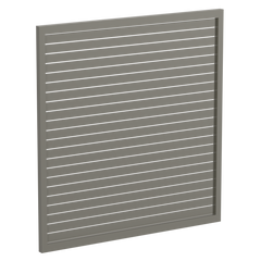 65 x 16mm Slatted Gate - Pre Fabricated Aluminium Slat Gate - 1720mmW x 1800mmH