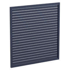 65 x 16mm Slatted Gate - Pre Fabricated Aluminium Slat Gate - 1720mmW x 1800mmH