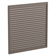 65 x 16mm Slatted Gate - Pre Fabricated Aluminium Slat Gate - 1720mmW x 1800mmH
