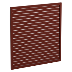 65 x 16mm Slatted Gate - Pre Fabricated Aluminium Slat Gate - 1720mmW x 1800mmH