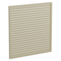 65 x 16mm Slatted Gate - Pre Fabricated Aluminium Slat Gate - 1720mmW x 1800mmH