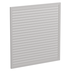65 x 16mm Slatted Gate - Pre Fabricated Aluminium Slat Gate - 1720mmW x 1800mmH