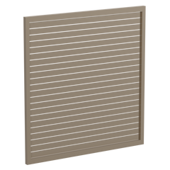 65 x 16mm Slatted Gate - Pre Fabricated Aluminium Slat Gate - 1720mmW x 1800mmH