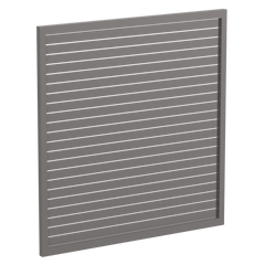 65 x 16mm Slatted Gate - Pre Fabricated Aluminium Slat Gate - 1720mmW x 1800mmH