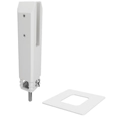 White Core Drill Spigot, Pool fence and Balustrade Spigot, DRESS RING INCLUDED