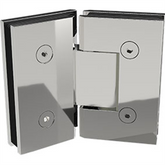 Chrome 135 Degrees glass to glass hinge Frameless shower screen hinge