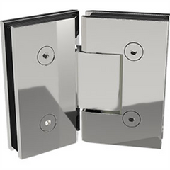 Chrome 135 Degrees glass to glass hinge Frameless shower screen hinge