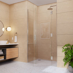 Portrait Glass to Glass Shower Screen Hinge to Suit 10mm Glass - Chrome