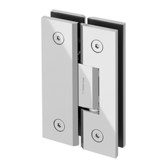 Portrait Glass to Glass Shower Screen Hinge to Suit 10mm Glass - Chrome