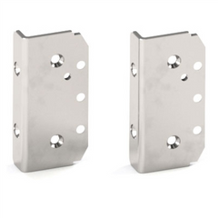 Atlantic Hinge Plate - Square Post Plate - POLISH - Image 1