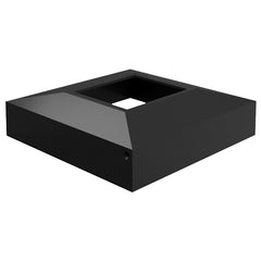 Australis Plus Domical Cover for 150 x 150mm Base Plates - Black