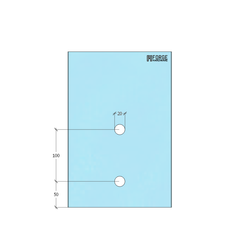 BF10003810TS – Glass Anchor 38mm Diameter x 10mm Spacer Timber Fix SSS – supplier gallery view 3