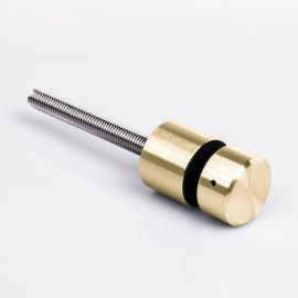 Glass Anchor 38mm Diameter x 30mm Spacer Brushed Brass