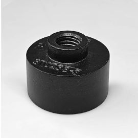 Glass Anchor Slimline 38mm Diameter 20mm Spacer BLK