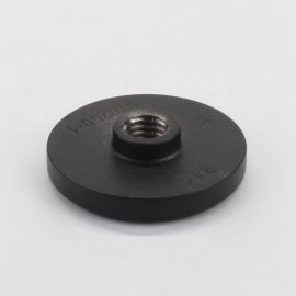 GLASS ANCHOR SLIMLINE 50MM DIAMETER 10MM SPACER BLK