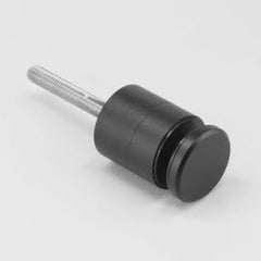 Glass Anchor Slimline 50mm Diameter x 50mm Spacer BLK