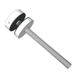 GLASS ANCHOR 50MM DIAMETER X 10MM SPACER ANTIQUE BRASS